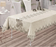 Скатертина Ayova 160x350 Oyku, капучіно