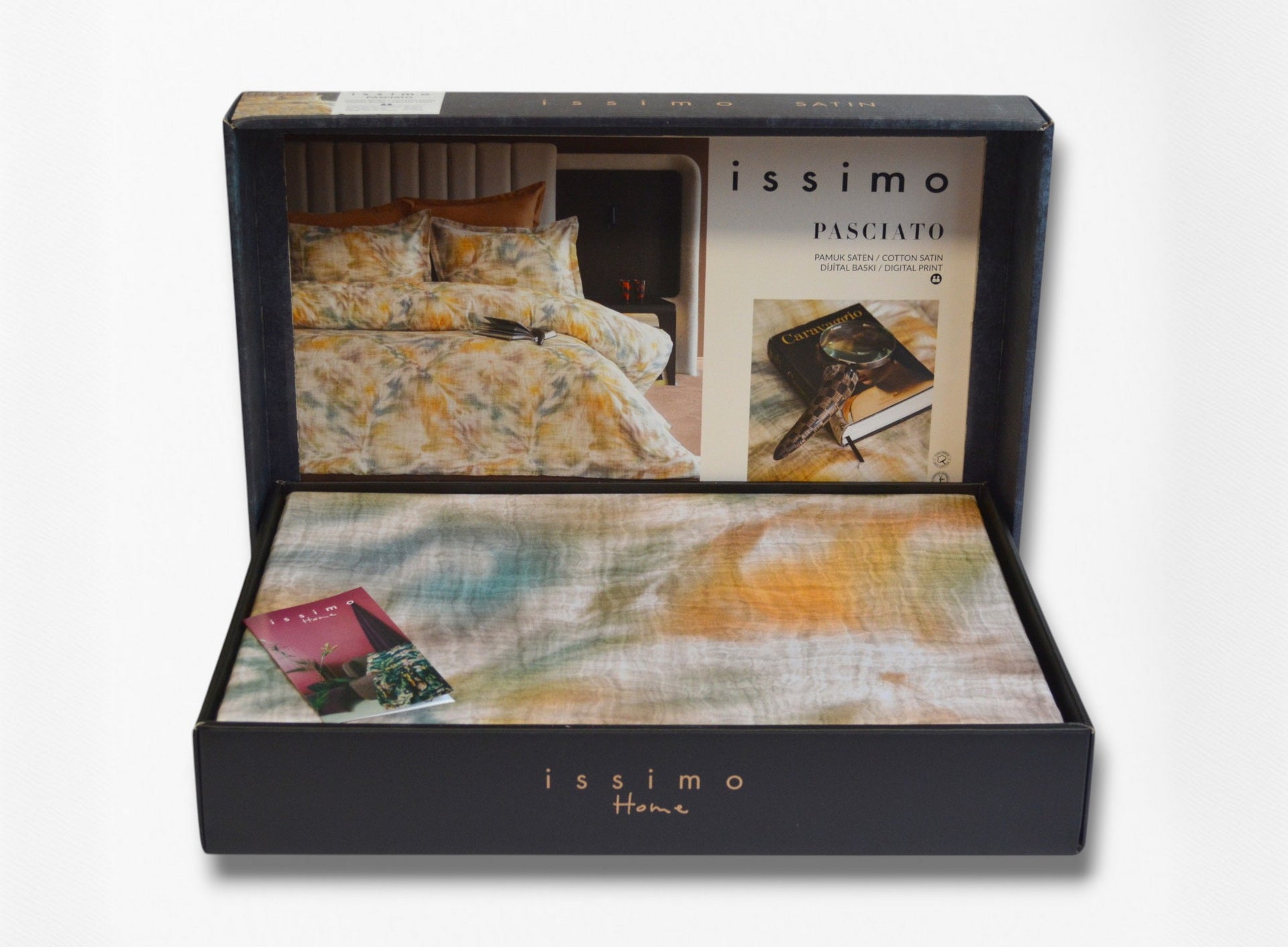 Комплект постільної білизни Issimo Digital Satin 200х220 см Pasciato