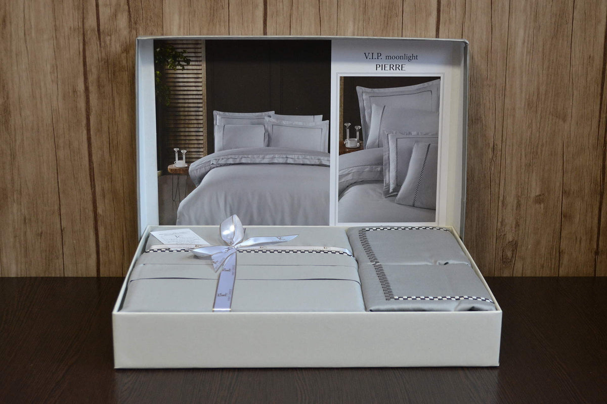 Постільна білизна First Choice V.I.P Satin Moonlight 200 х 220 см Pierre Grey