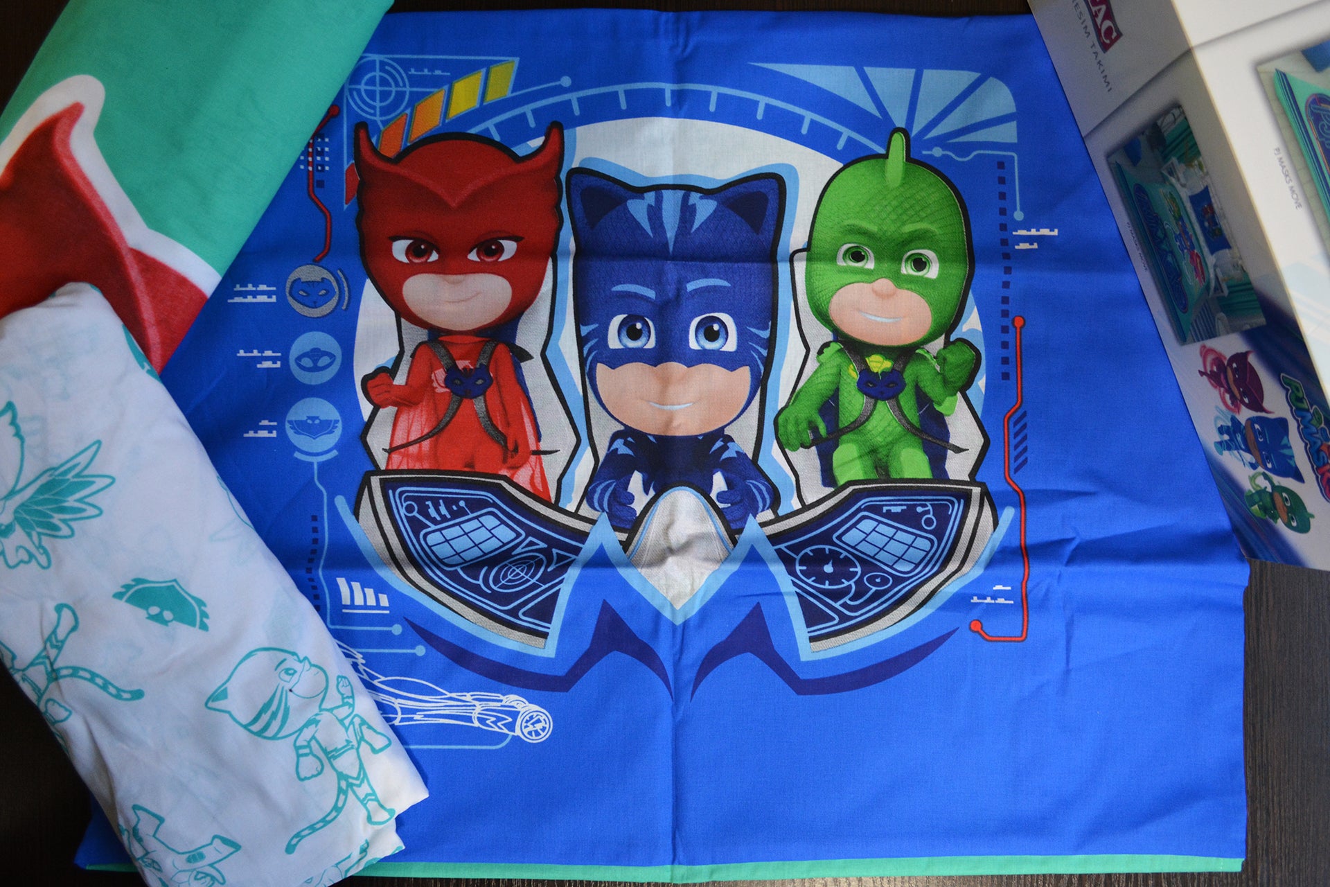 Постільна білизна TAC Disney 160×220 см PJ Masks Move