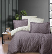 Постільна білизна First Choice Cotton Satin 160 х 220 см Point Lilac