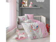 Комплект постільної білизни для новонароджених Clasy Baby Ranforce 100х150 Pony