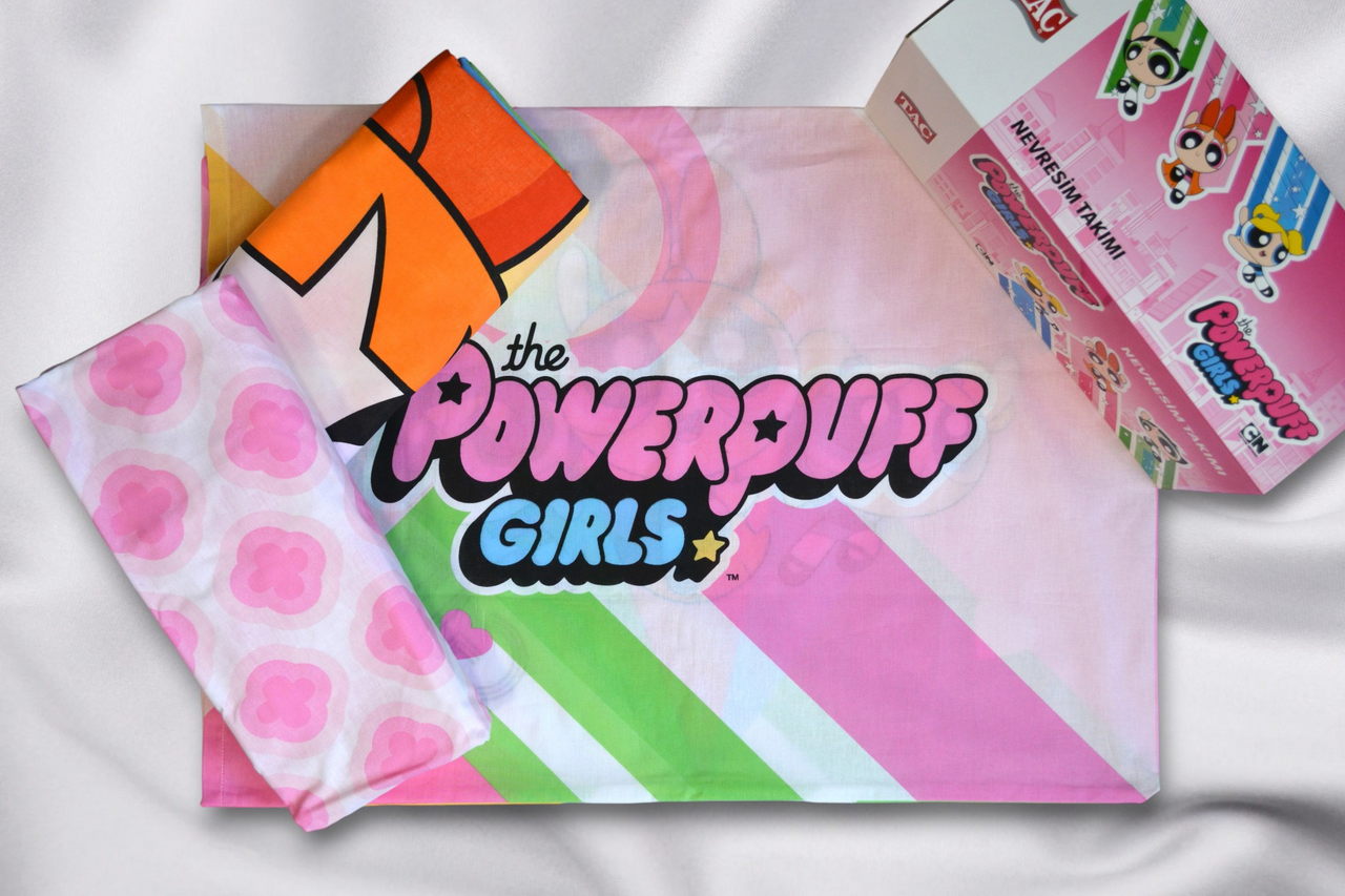 Постільна білизна TAC Disney 160×220 см Powerpuff Girls