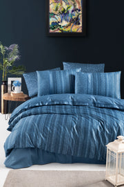 Постільна білизна La Romano Premium Satin 200×220 см Talya Blue