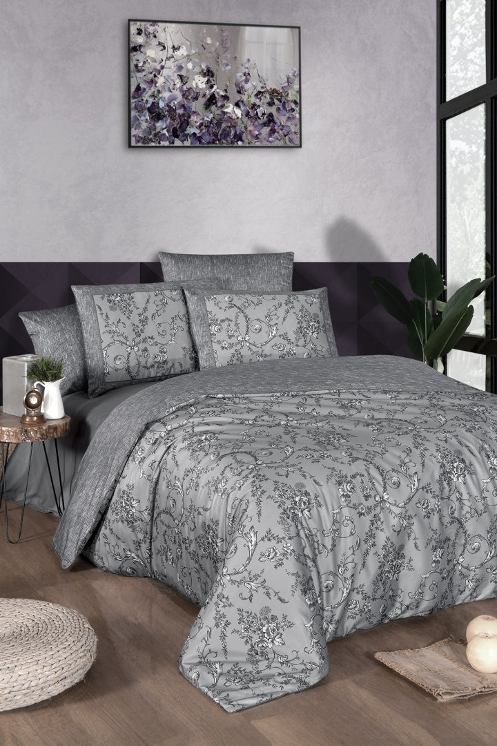 Постільна білизна La Romano Premium Satin 200×220 см Dema Grey