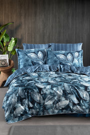 Постільна білизна La Romano Premium Satin 200×220 см Rican Blue