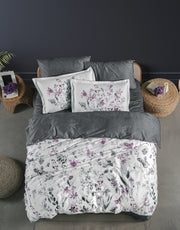 Постільна білизна La Romano Premium Satin 200×220 см Delcina Grey