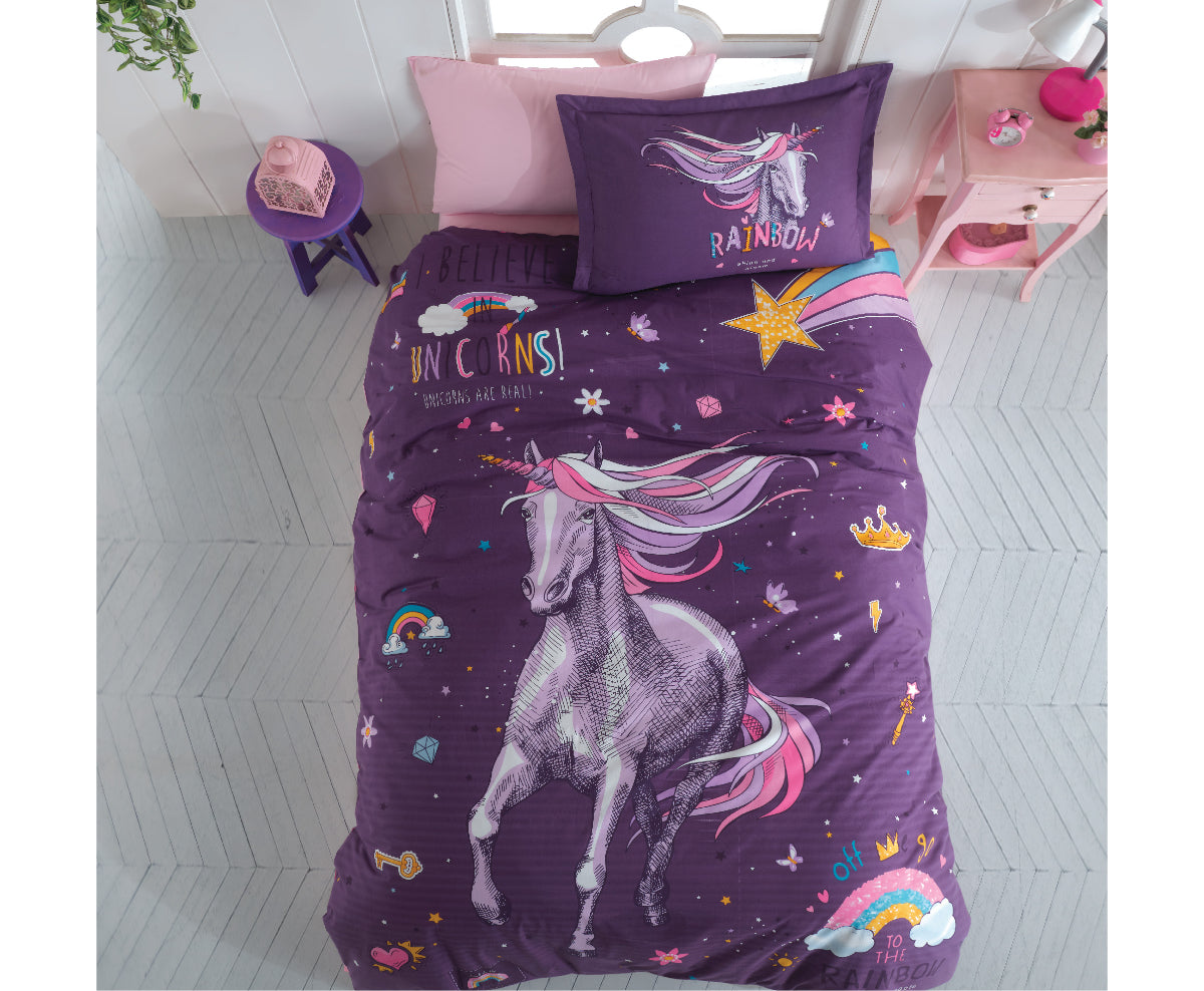 Постільна білизна Clasy Ranforce 160х220 Rainbow