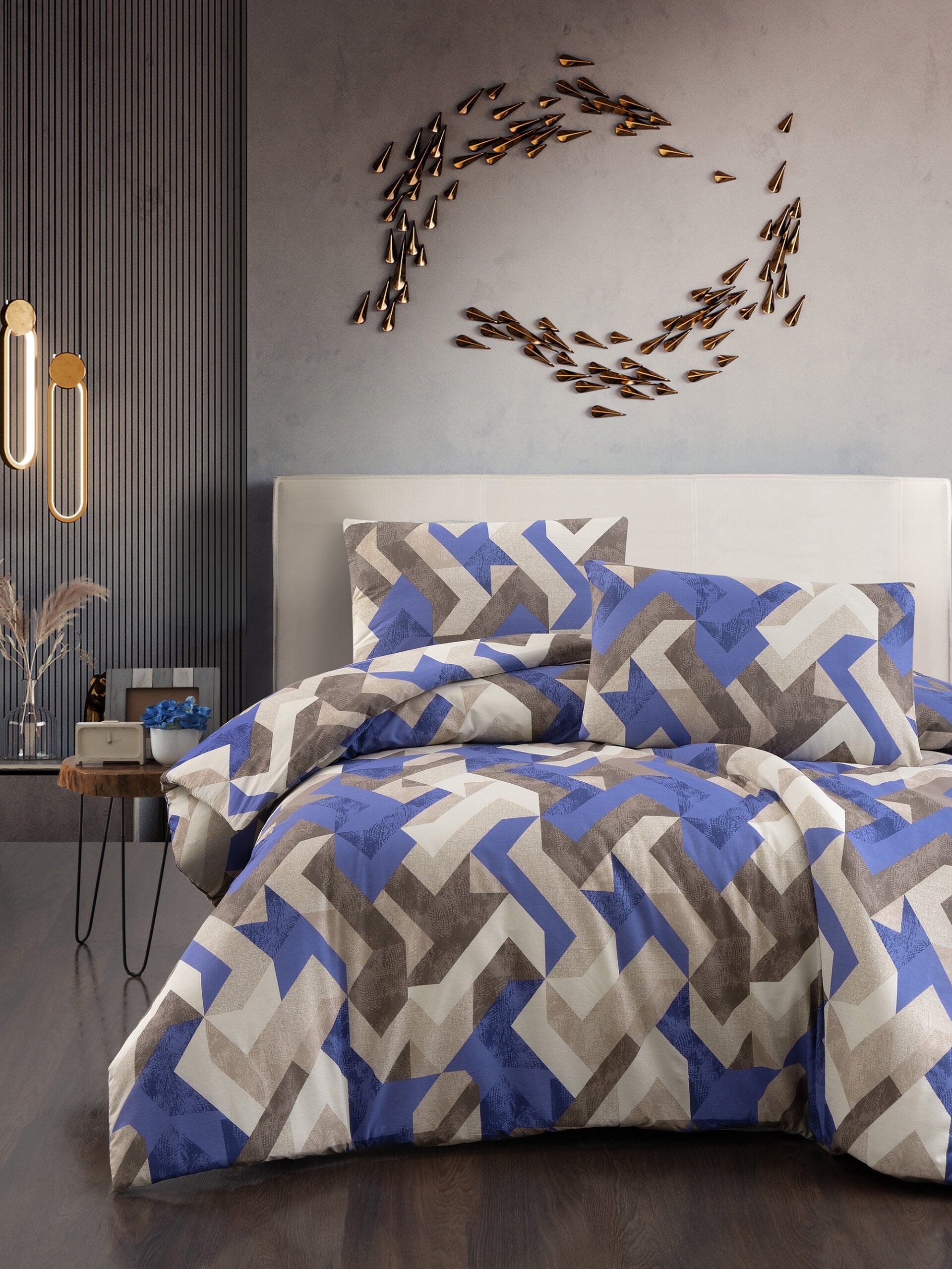 Постільна білизна First Choice Homesko Ranforse 200 х 220 см Rayce Beige