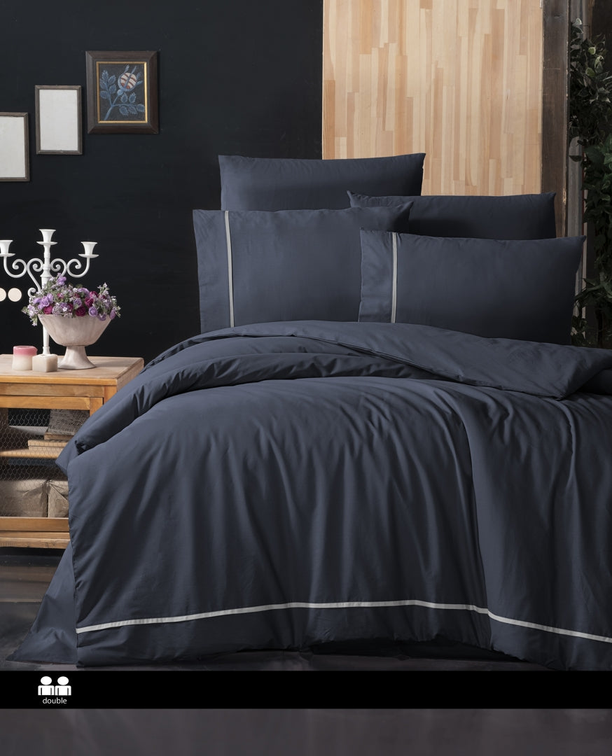 Постільна білизна First Choice Ranforce Deluxe DARK 200 х 220 см Alisa Denim