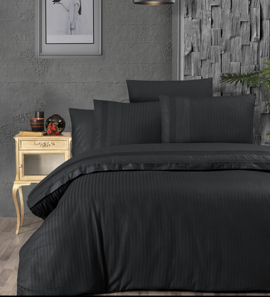 Постільна білизна First Choice Ranforce Deluxe DARK 200 х 220 см Gala Black