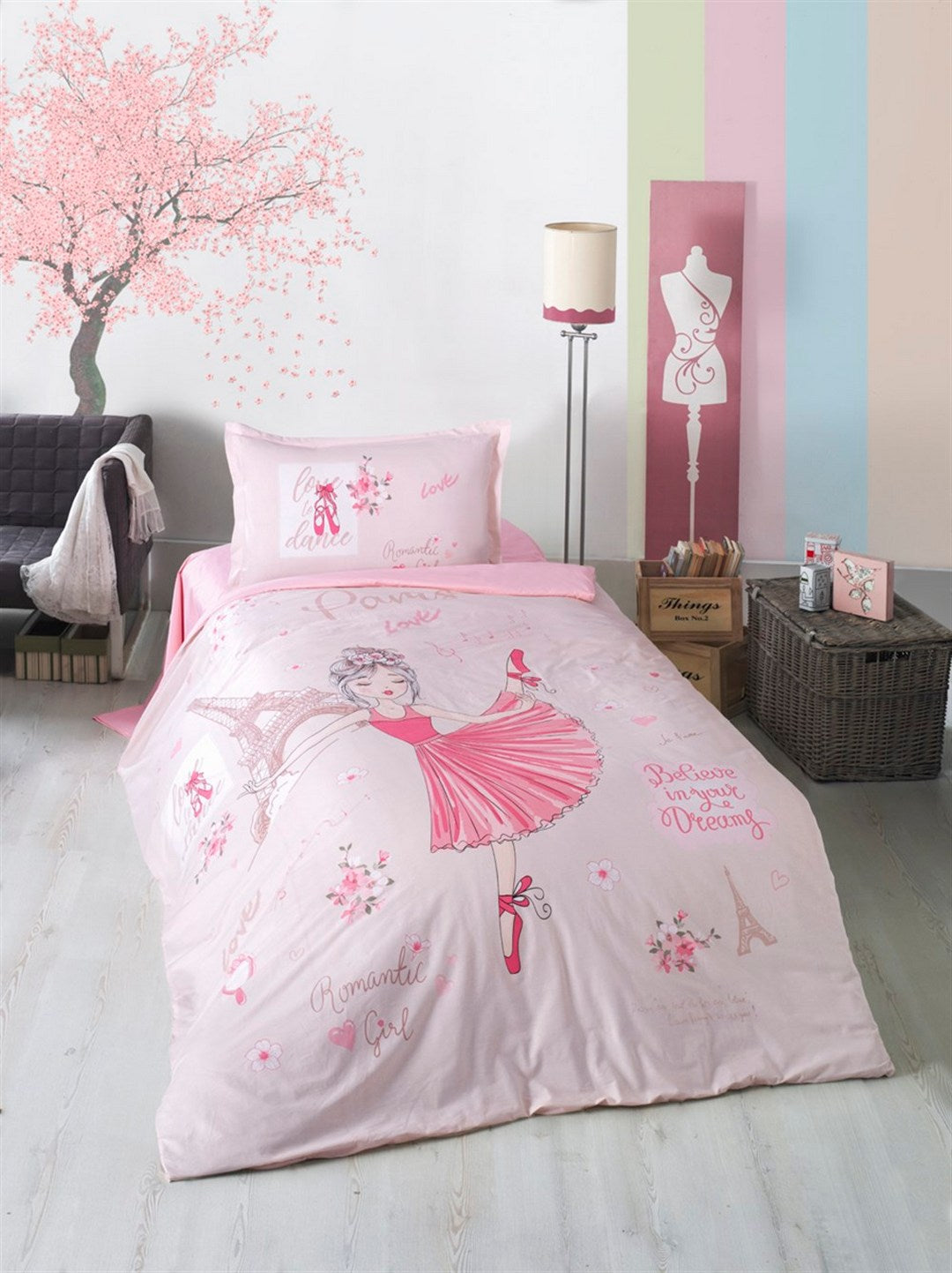 Постільна білизна Clasy Ranforce 160х220 Romantic Girl