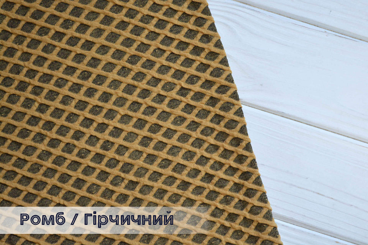 Жакардові чохли на стільці без спідниці 2шт., з текстурою Ромб