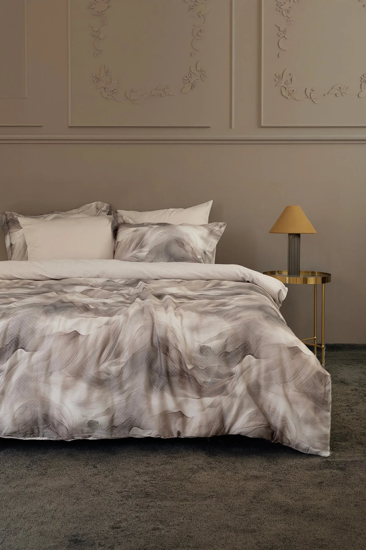 Постільна білизна First Choice Cotton Satin 200х220 Ruska Beige