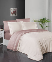 Постільна білизна First Choice Deluxe Satin 200 х 220 см Serenity Ivory Powder