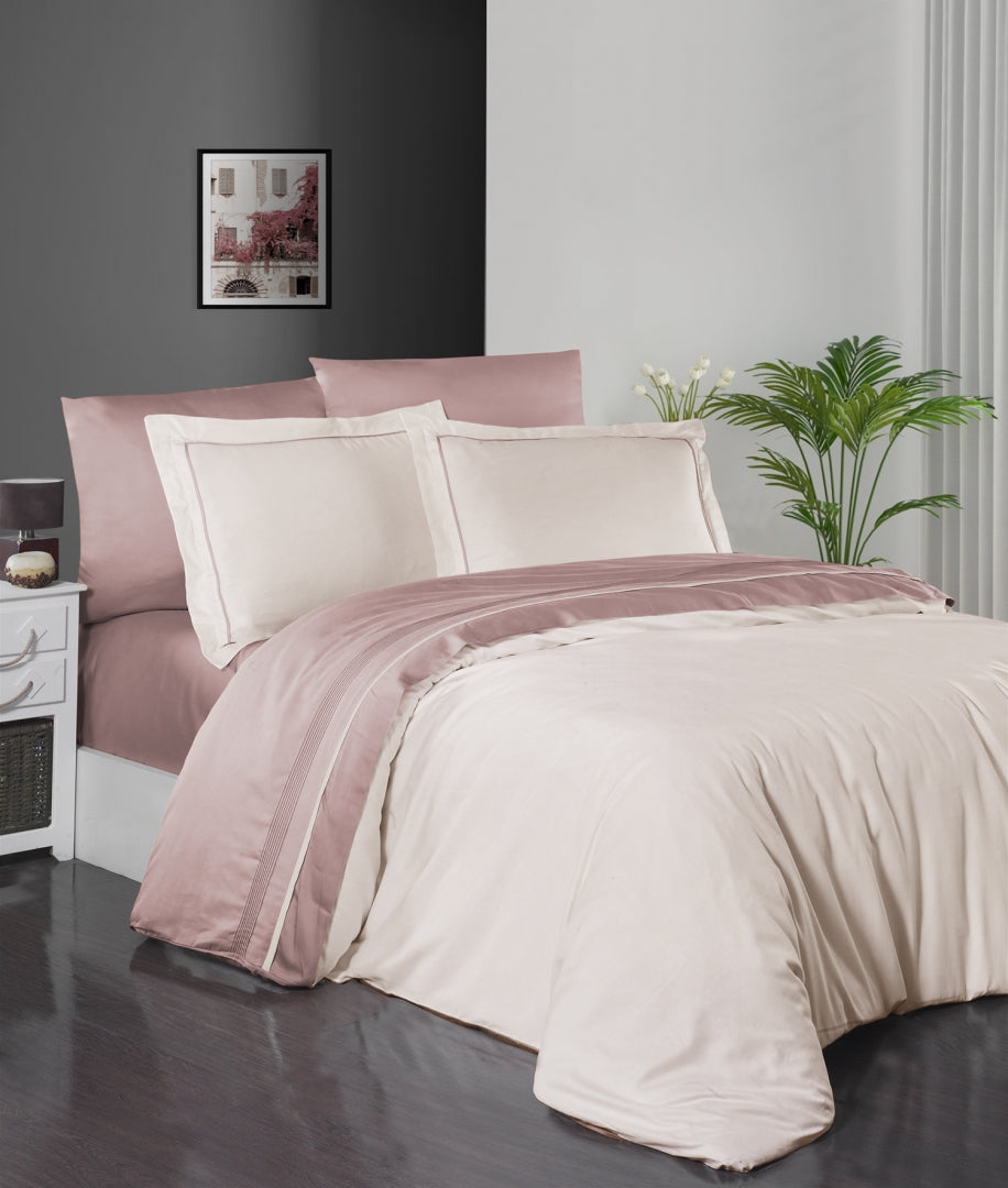 Постільна білизна First Choice Deluxe Satin 200 х 220 см Serenity Ivory Powder