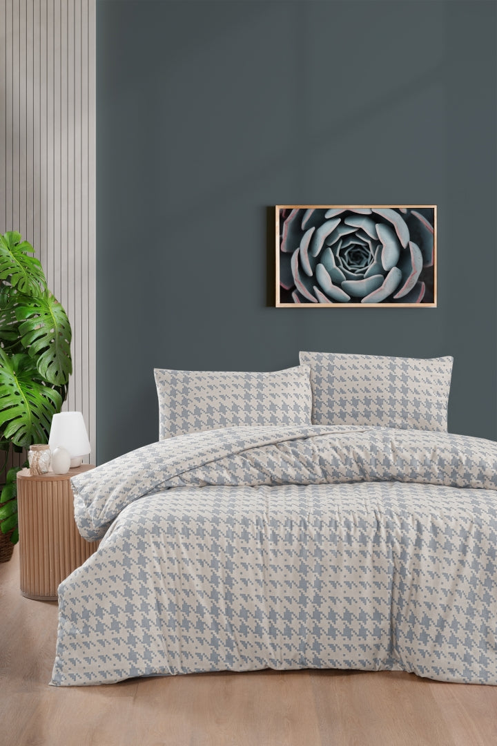 Комплект постільної білизни First Choice Flanel 200x220 см Sadora Beige