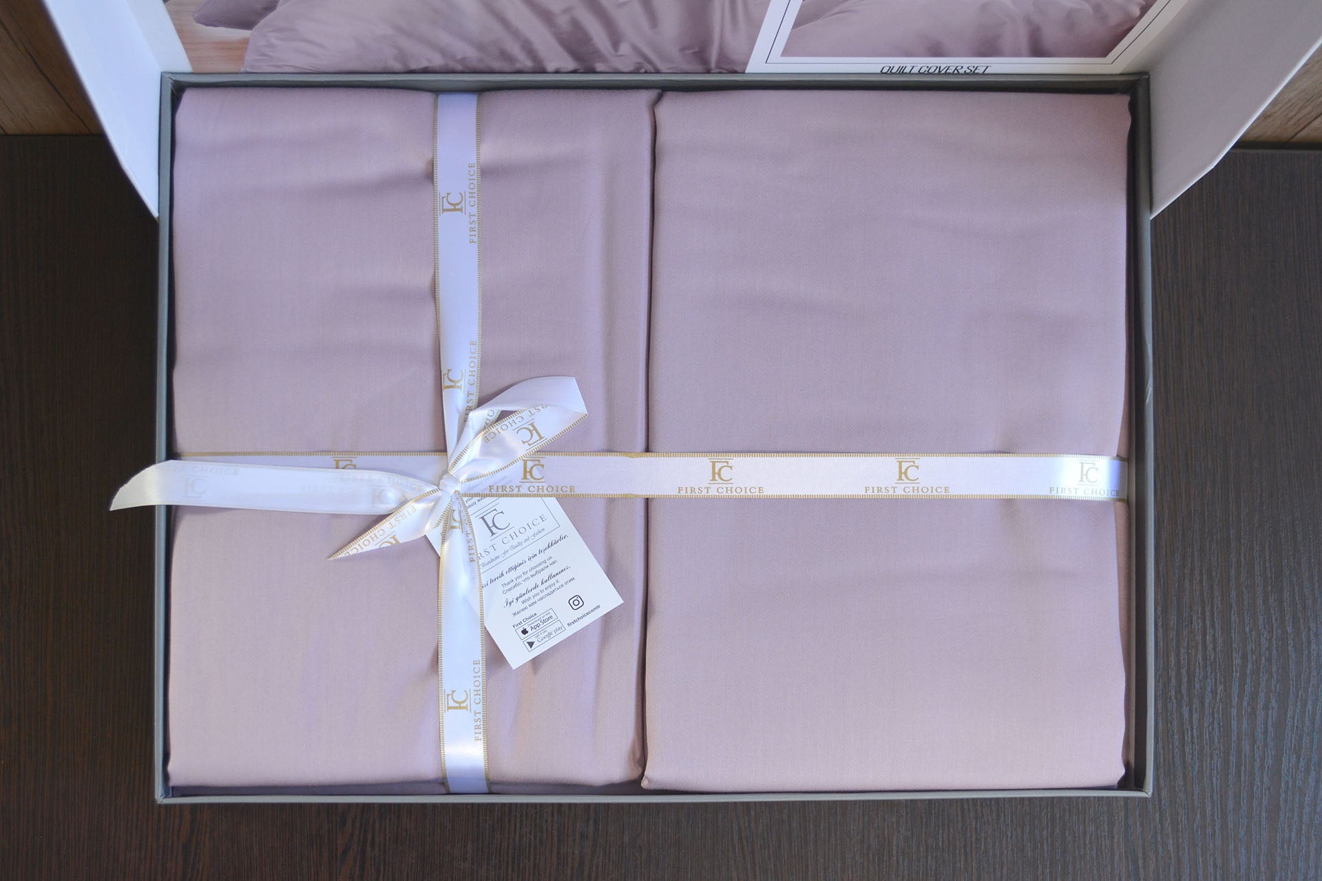 Постільна білизна First Choice Cotton Satin 160х220 Snazzy Lavender