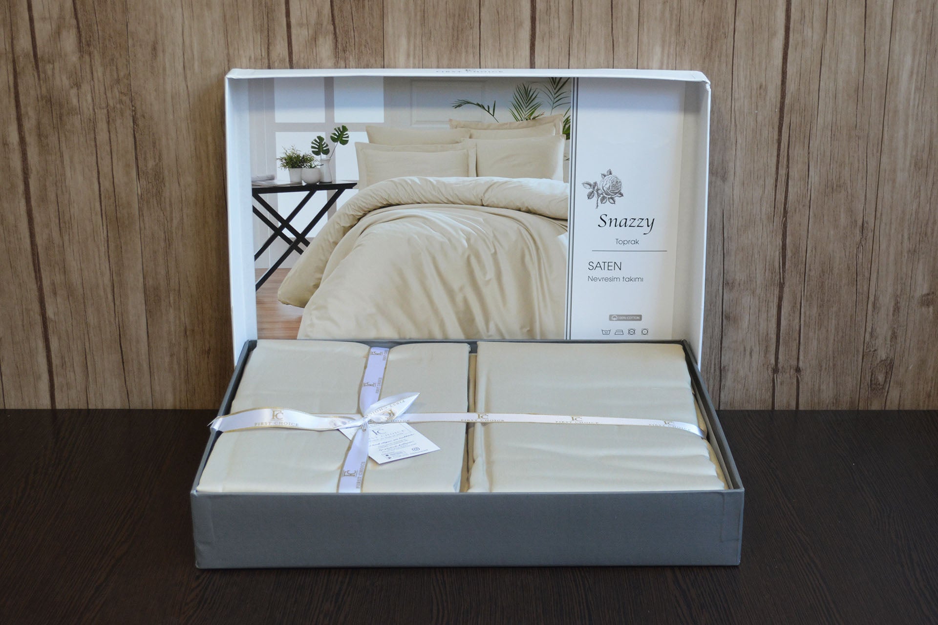 Постільна білизна First Choice Cotton Satin 160х220 Snazzy Soil