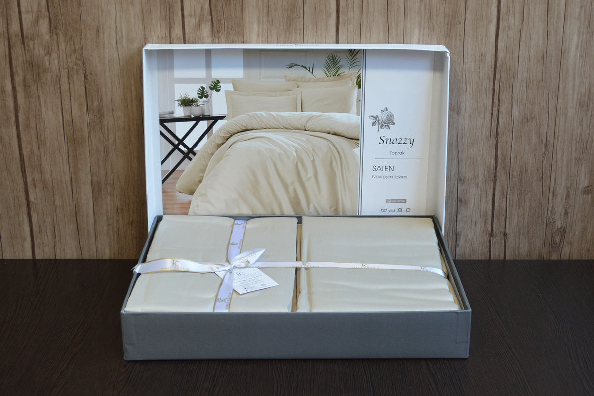 Постільна білизна First Choice Cotton Satin 160х220 сімейний Snazy Soil