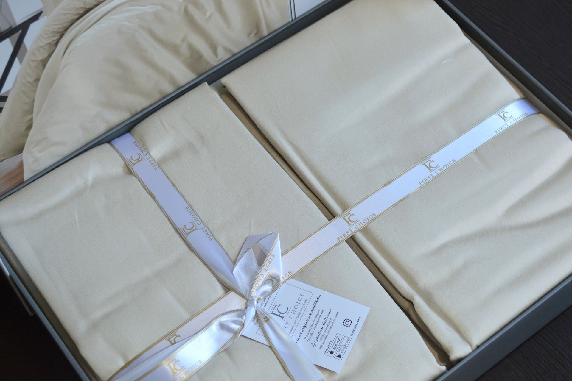 Постільна білизна First Choice Cotton Satin 160х220 Snazzy Soil