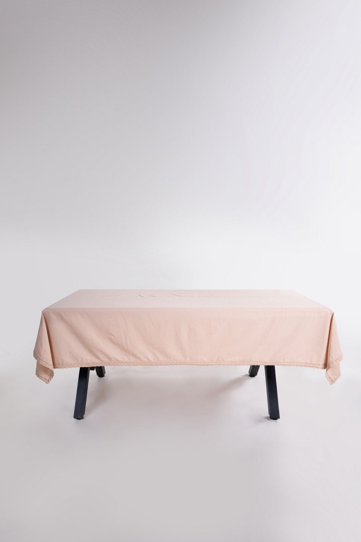 Скатертина з вареної бавовни Limasso French 160×220 см. Akdeniz Bej
