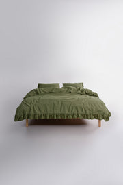 Постільна білизна Limasso Stonewashed Sicilia 200 х 220 см Capulet Olive