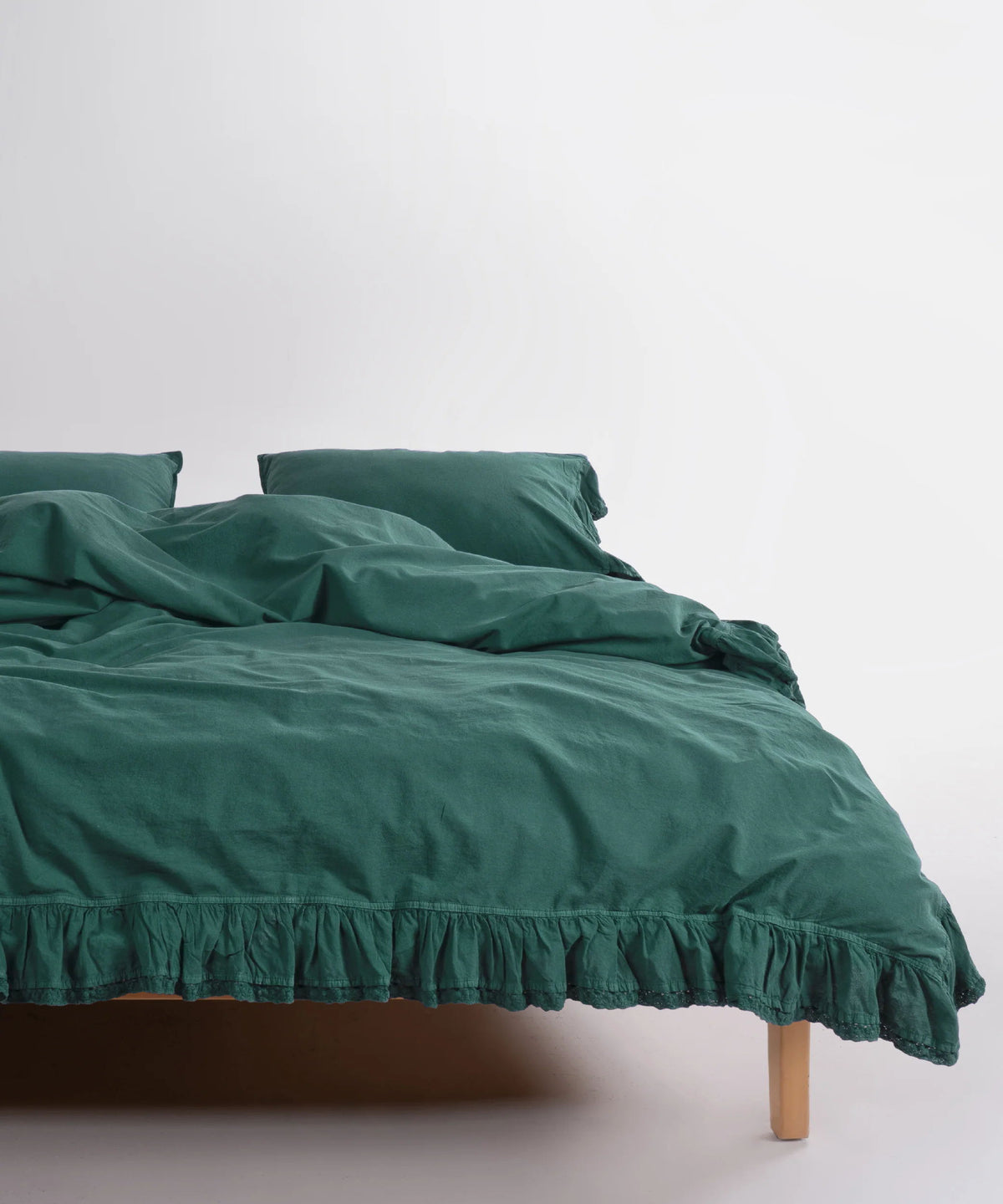Постільна білизна Limasso Stonewashed Sicilia 200 х 220 см Dark Green