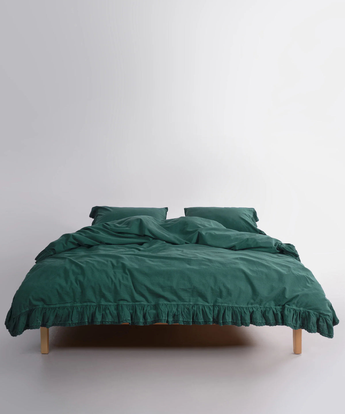 Постільна білизна Limasso Stonewashed Sicilia 200 х 220 см Dark Green