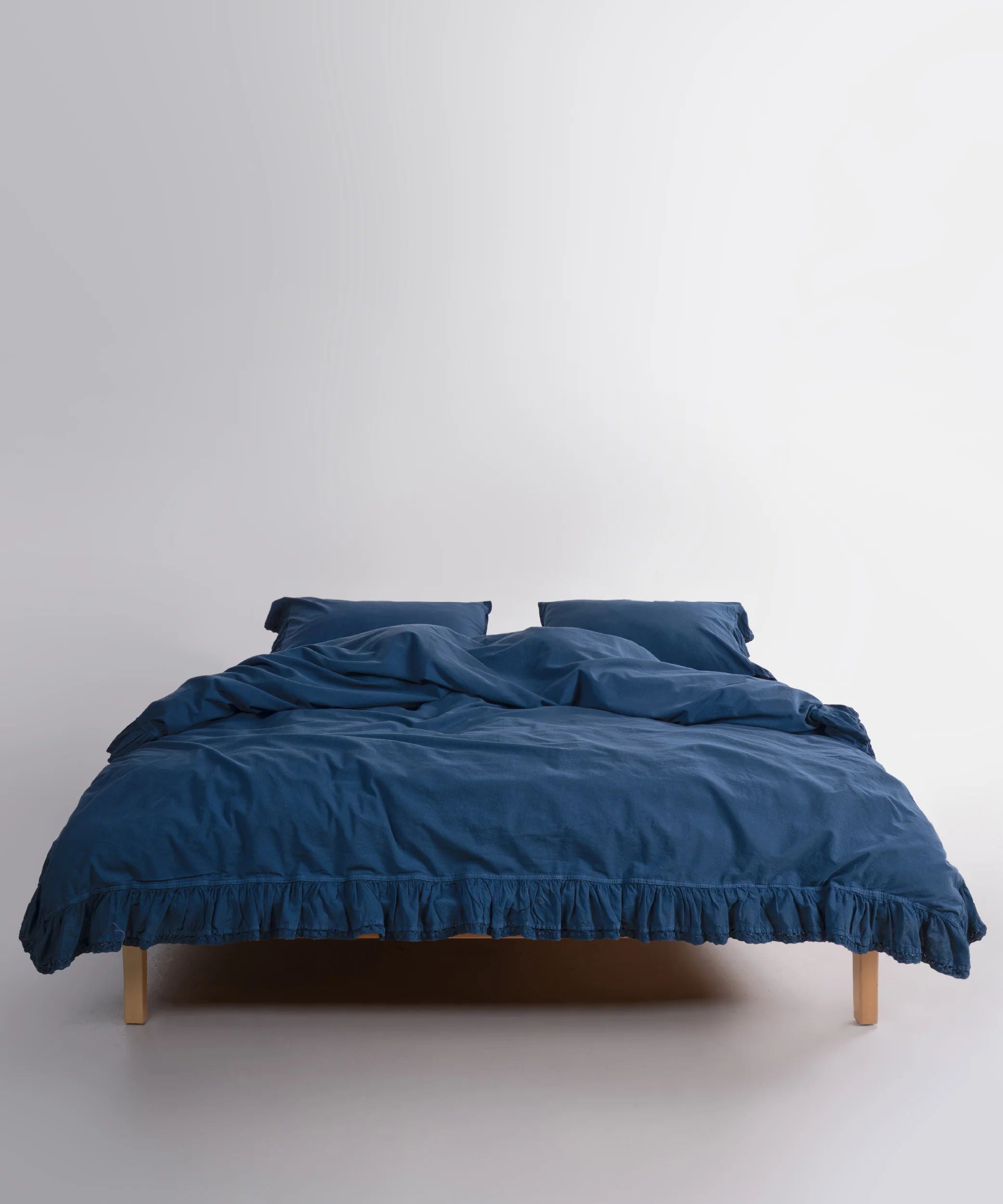 Постільна білизна Limasso Stonewashed Sicilia 200 х 220 см Dress Blue