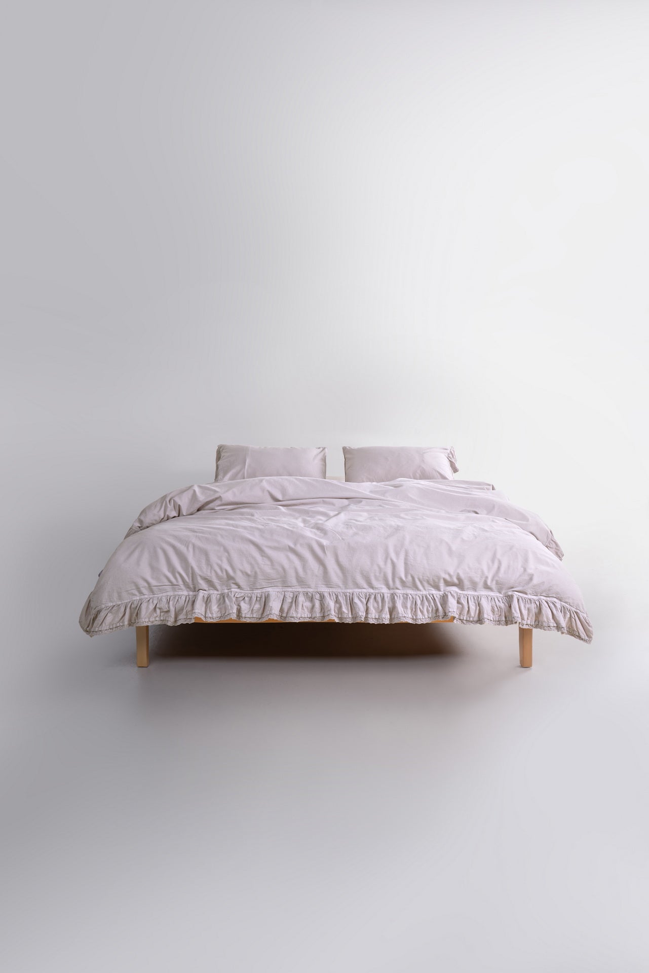 Постільна білизна Limasso Stonewashed Sicilia 200 х 220 см Natural Cream