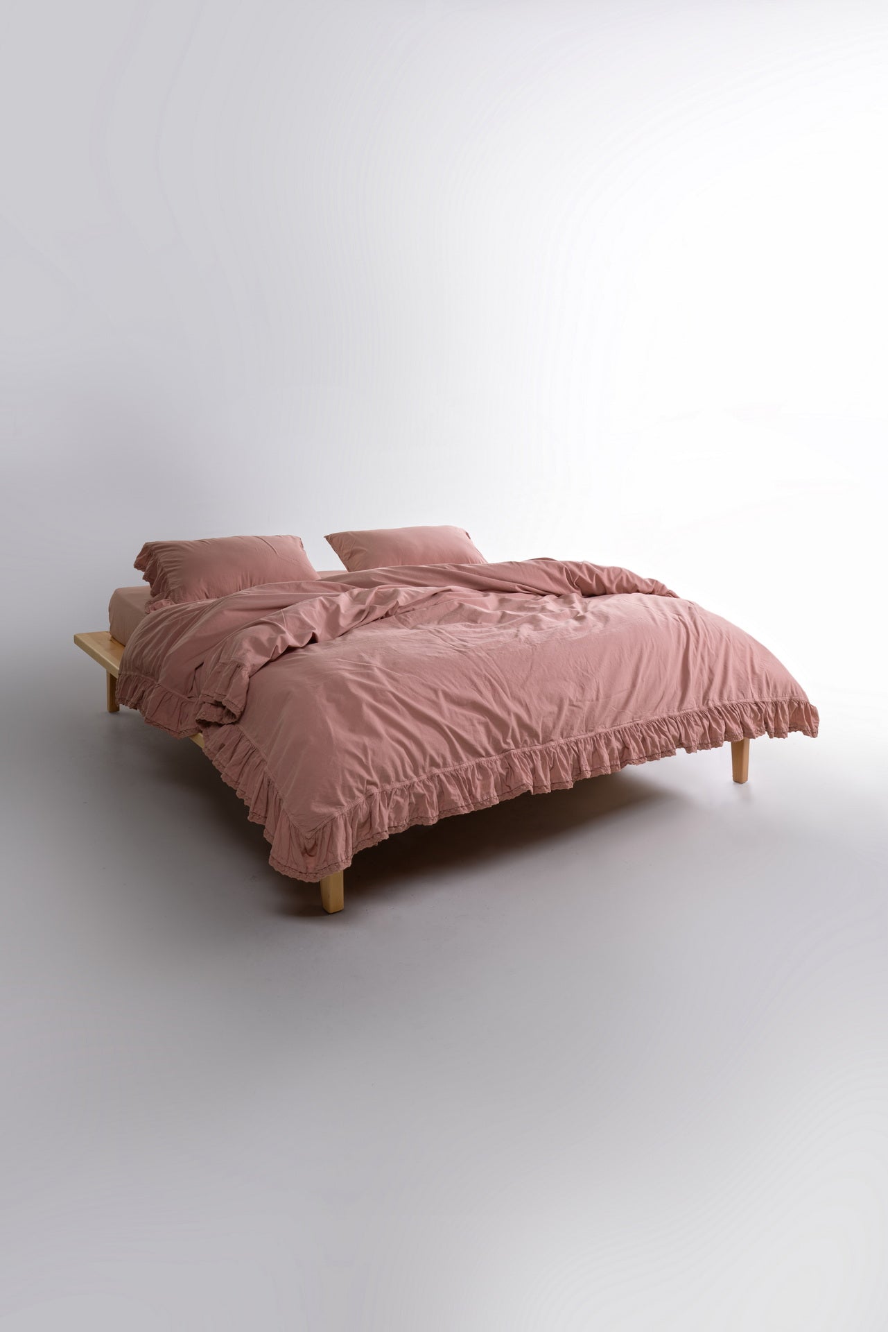Постільна білизна Limasso Stonewashed Sicilia 200 х 220 см New Rose