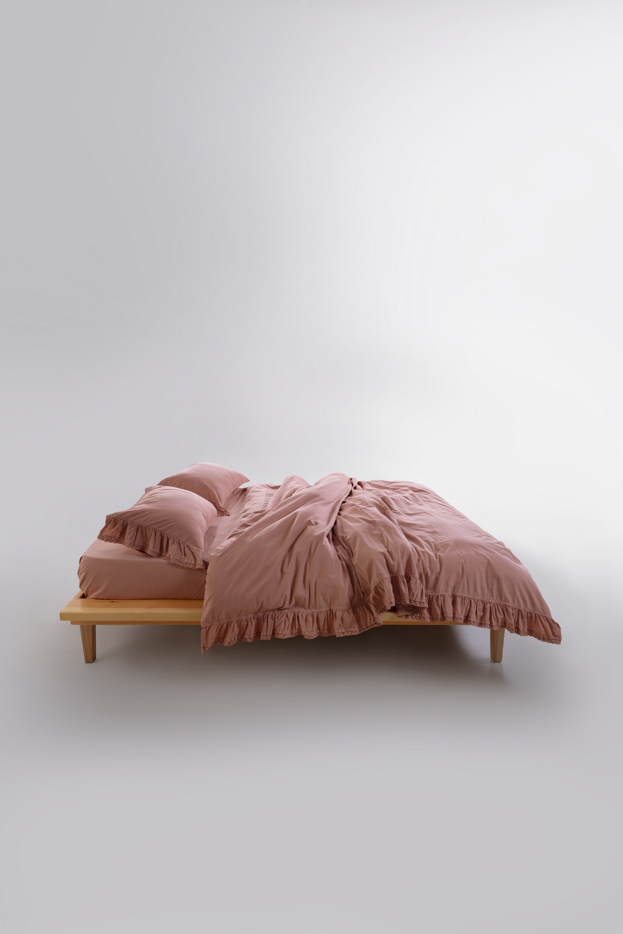 Постільна білизна Limasso Stonewashed Sicilia 200 х 220 см New Rose