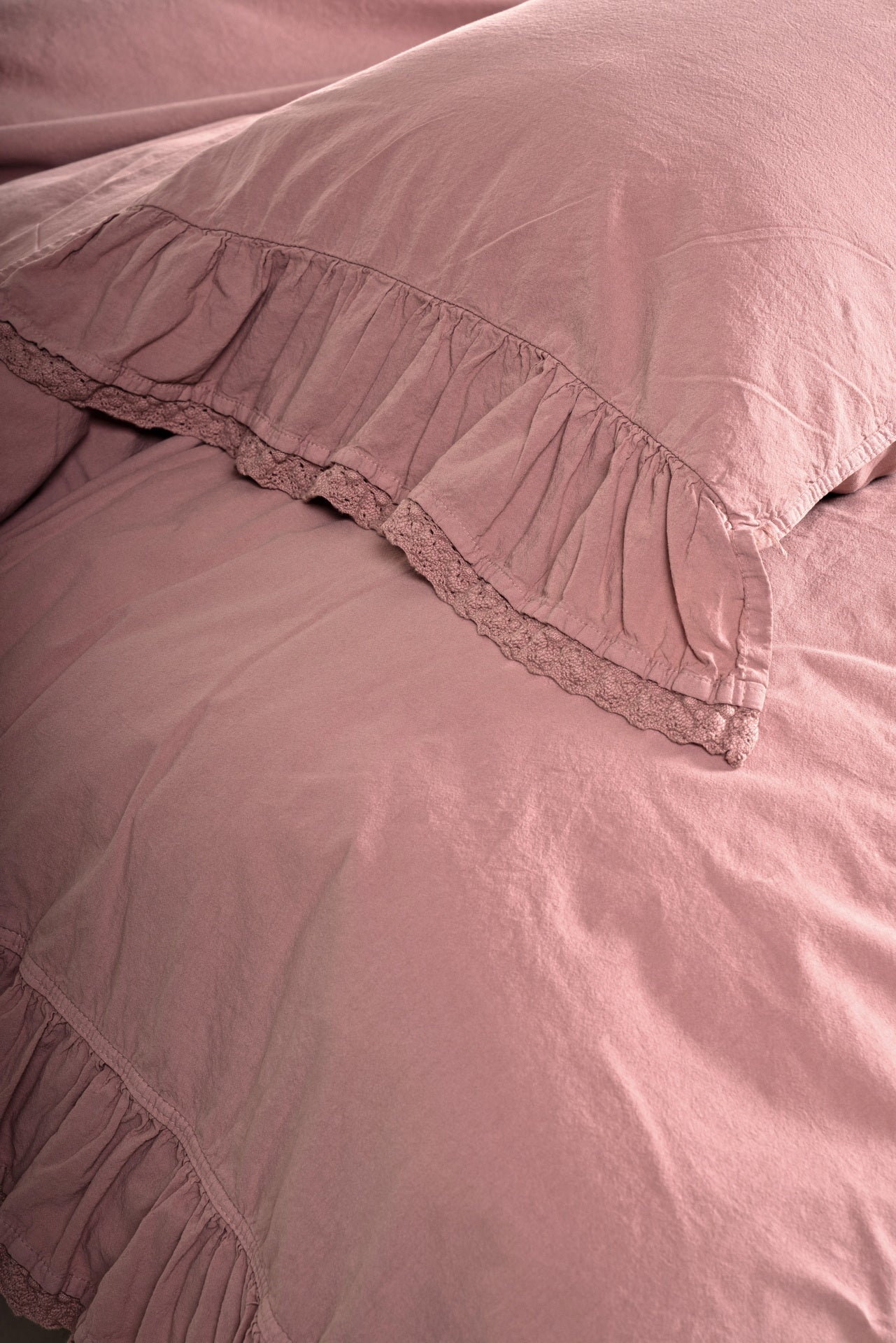 Постільна білизна Limasso Stonewashed Sicilia 200 х 220 см New Rose