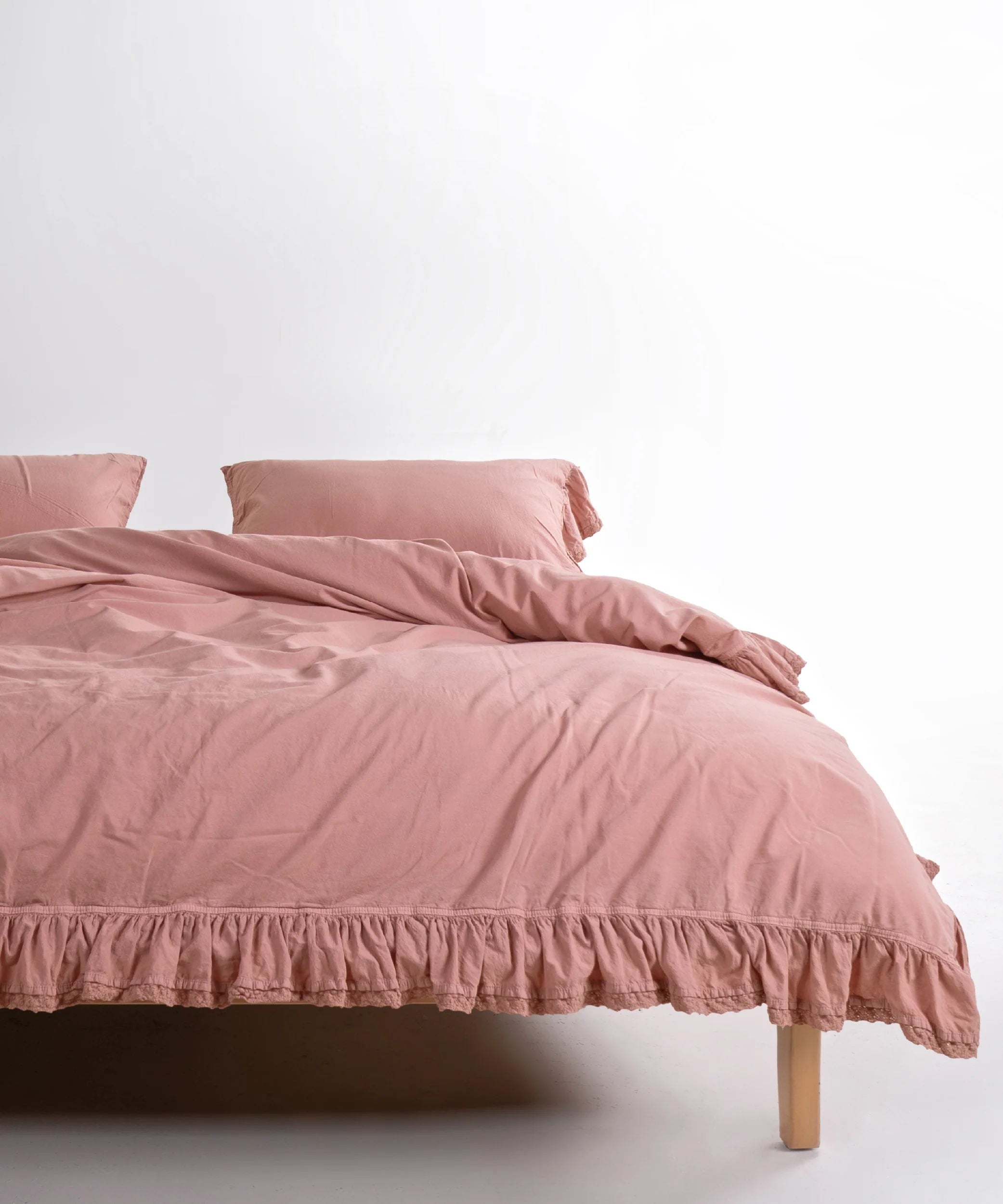 Постільна білизна Limasso Stonewashed Sicilia 200 х 220 см New Rose