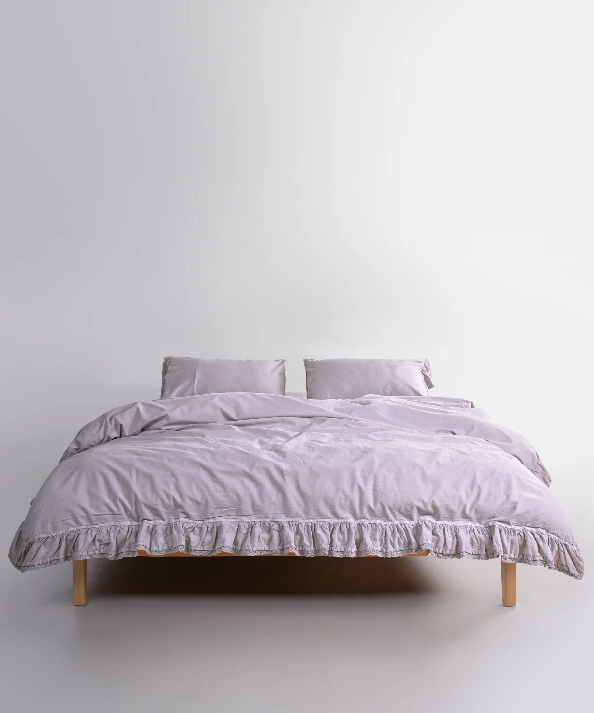 Постільна білизна Limasso Stonewashed Sicilia 200 х 220 см Opal Grey