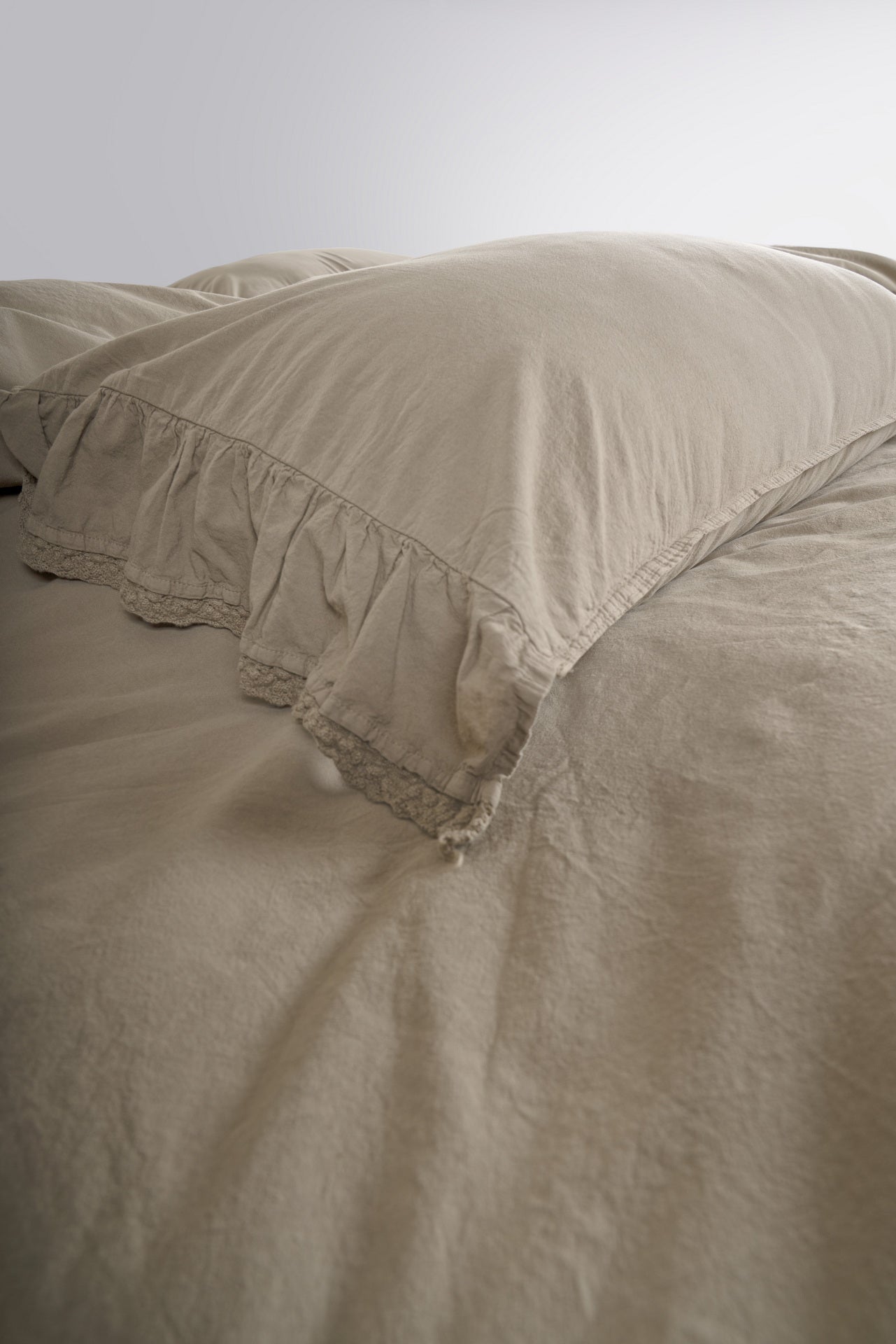 Постільна білизна Limasso Stonewashed Sicilia 200 х 220 см Oxford Tan