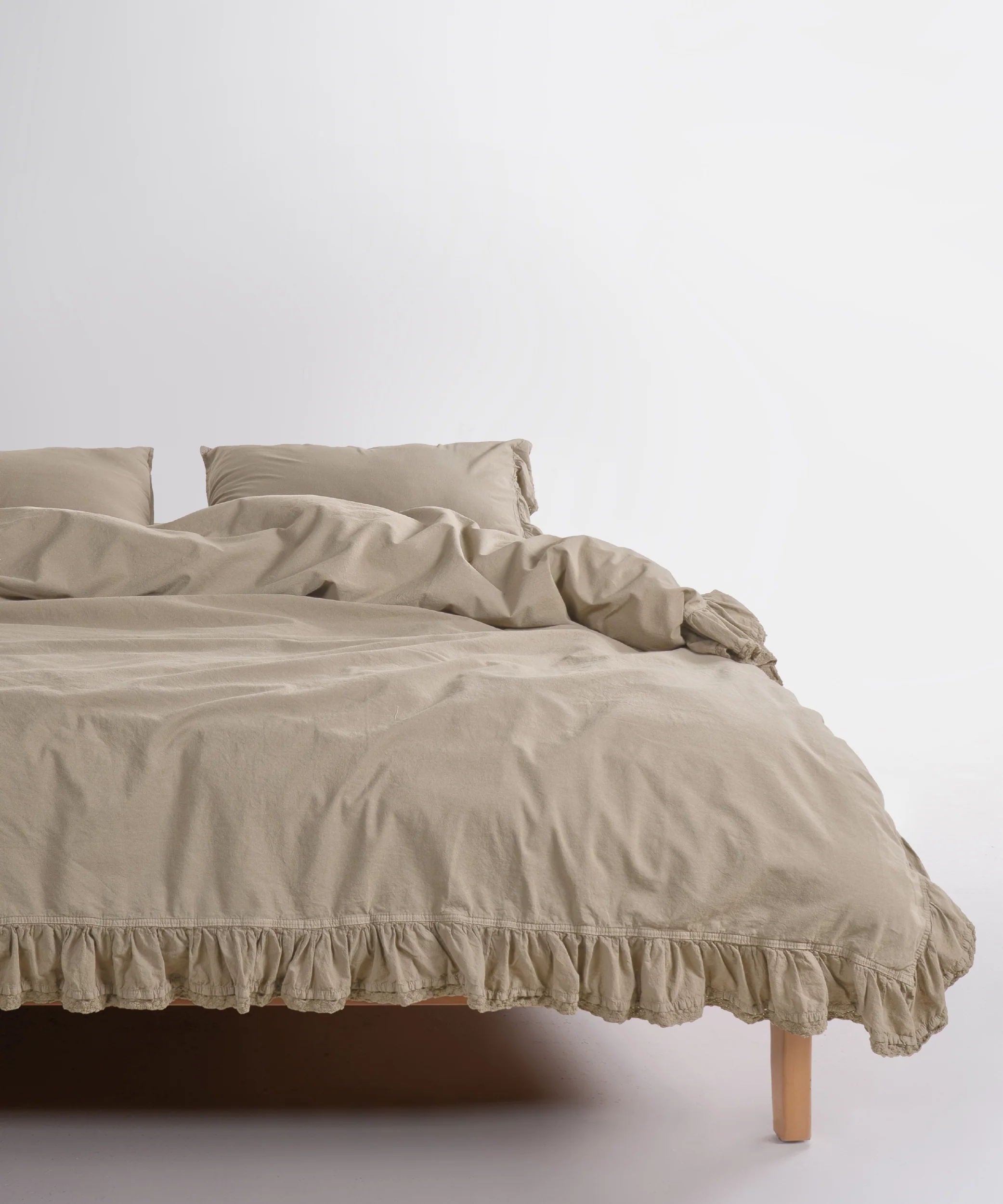 Постільна білизна Limasso Stonewashed Sicilia 200 х 220 см Oxford Tan