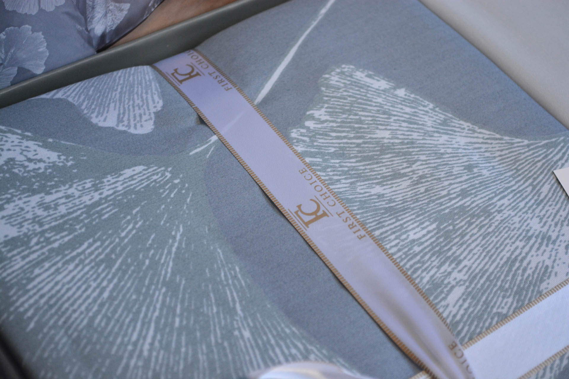 Постільна білизна First Choice Cotton Satin 200х220 Sofira Indigo