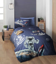Постільна білизна First Choice 3D Satin 160x220 Space