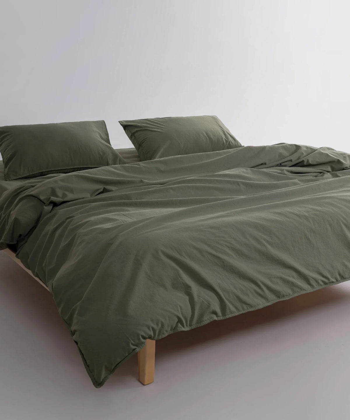 Постільна білизна Limasso Stonewashed Standart 200 х 220 см Capulet Olive