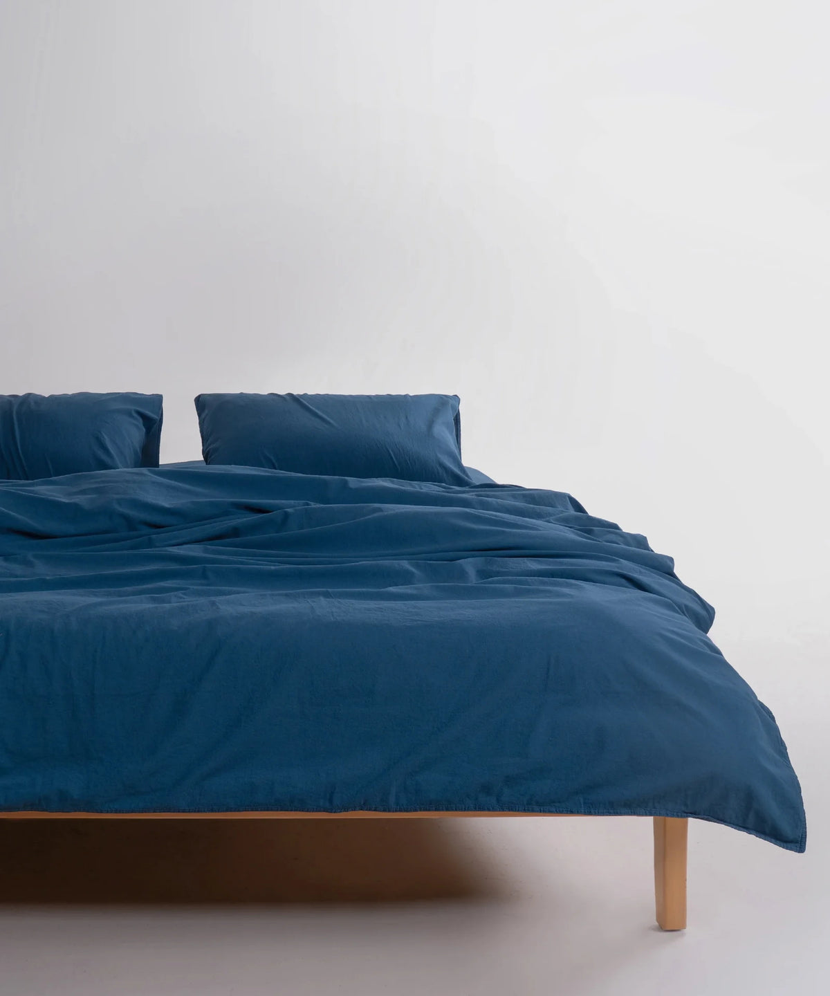 Постільна білизна Limasso Stonewashed Standart 160 х 220 см Dress Blue