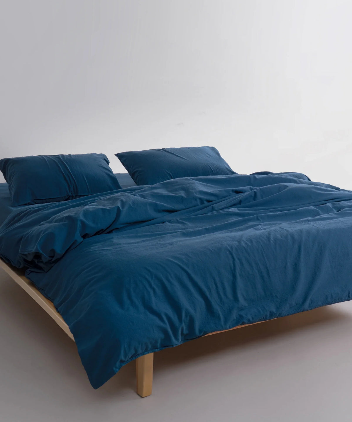 Постільна білизна Limasso Stonewashed Standart 160 х 220 см Dress Blue