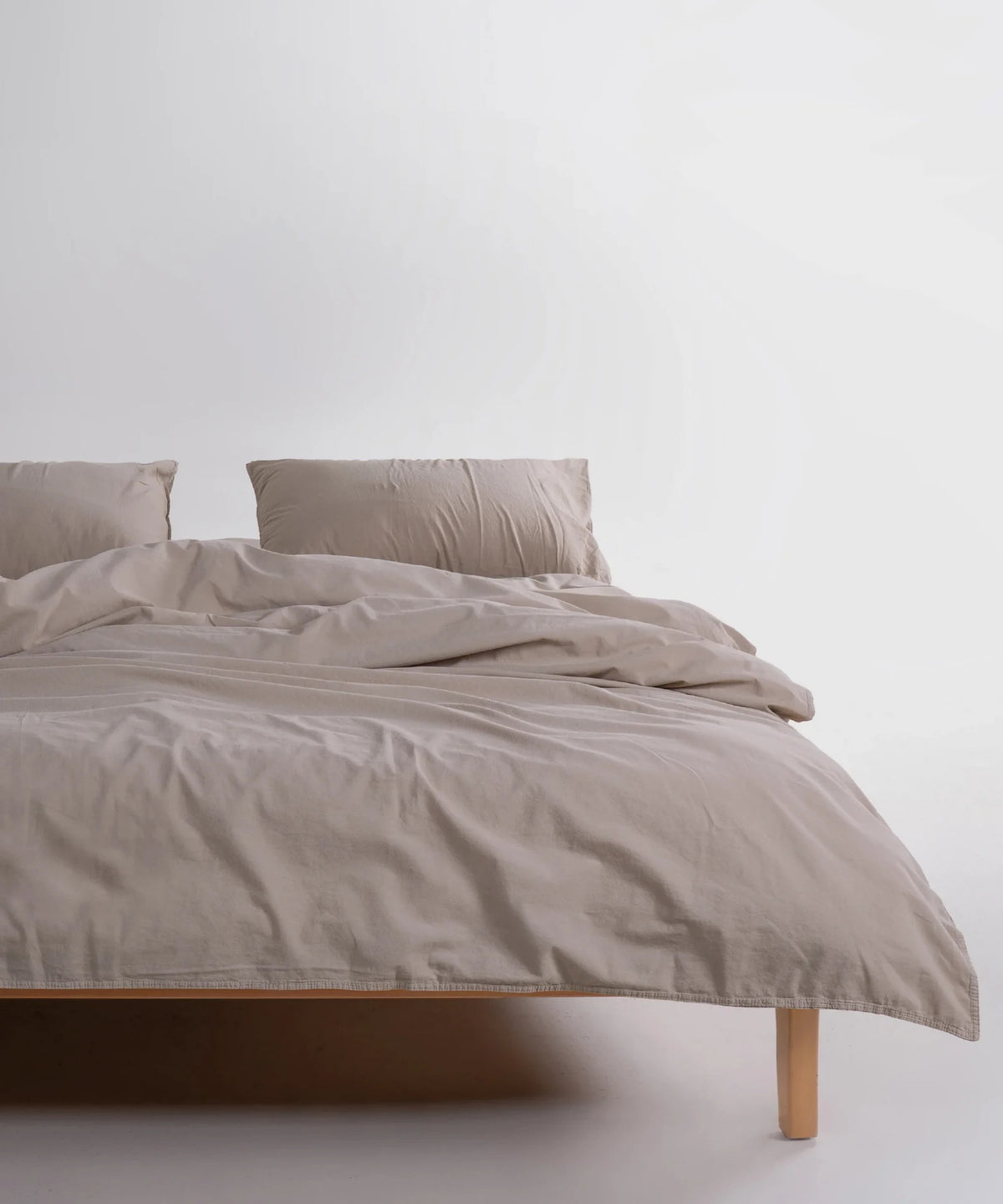 Постільна білизна Limasso Stonewashed Standart 160 х 220 см Oxford Tan