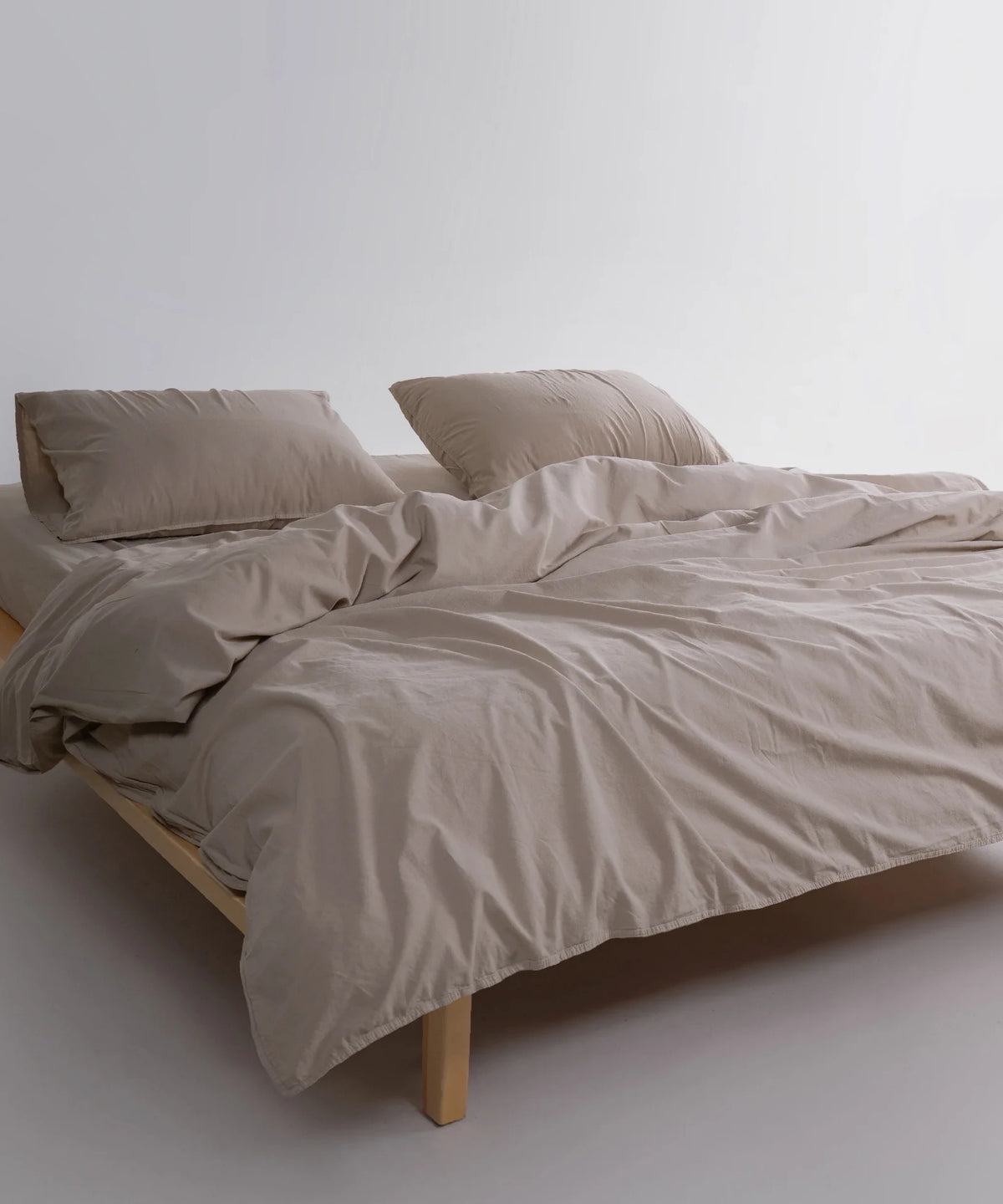 Постільна білизна Limasso Stonewashed Standart 160 х 220 см Oxford Tan