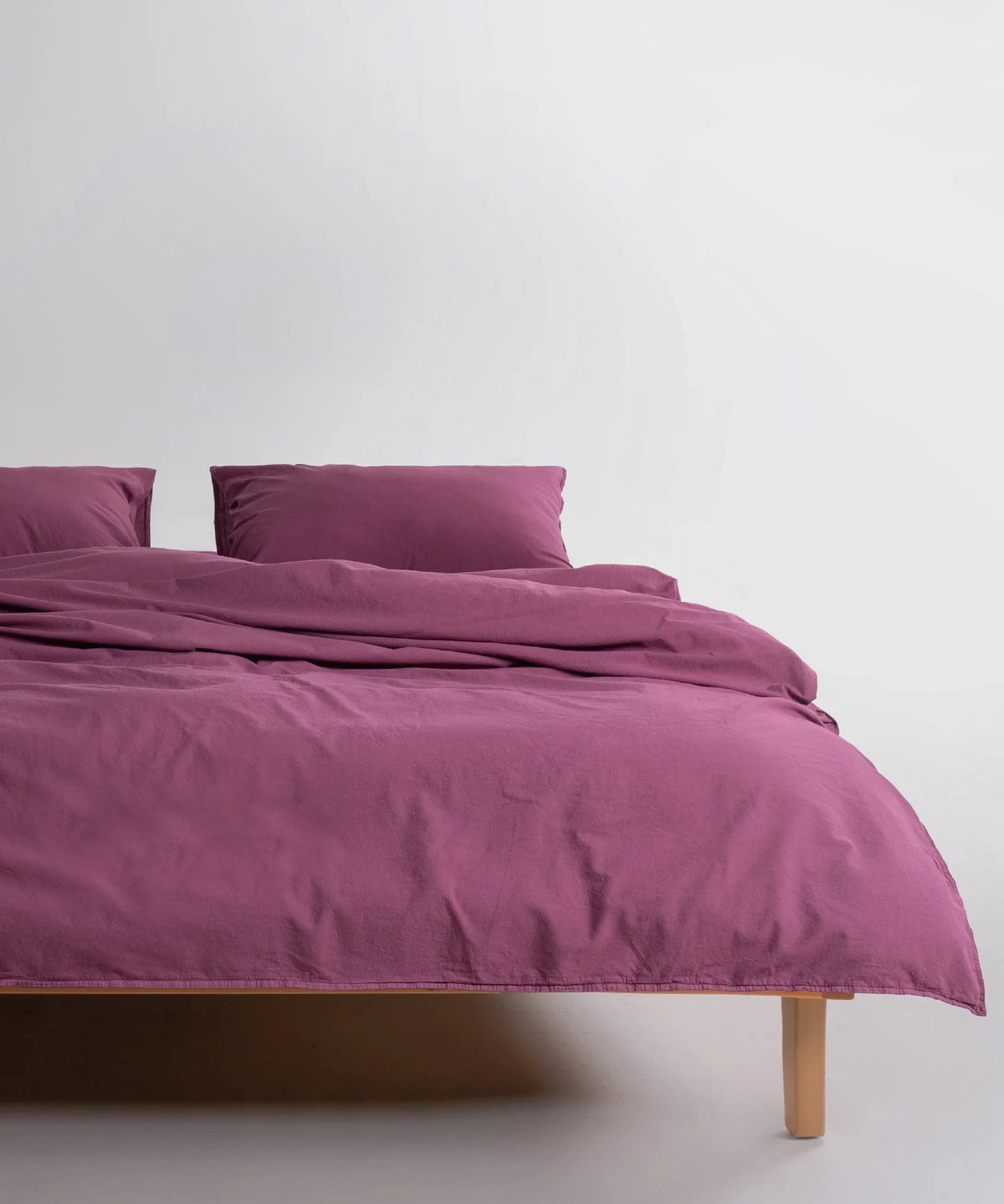 Постільна білизна Limasso Stonewashed Standart Сімейний (2 шт 160 х 220 см) Raspberry