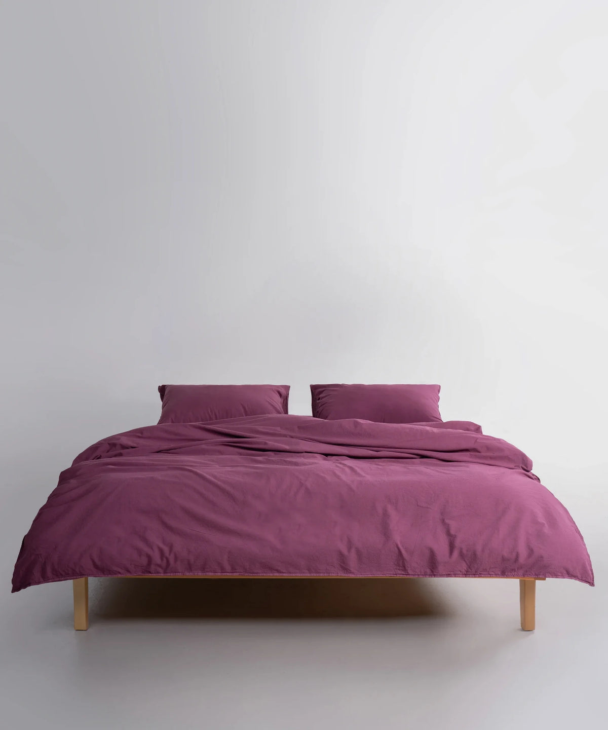 Постільна білизна Limasso Stonewashed Standart Сімейний (2 шт 160 х 220 см) Raspberry