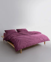 Постільна білизна Limasso Stonewashed Standart Сімейний (2 шт 160 х 220 см) Raspberry
