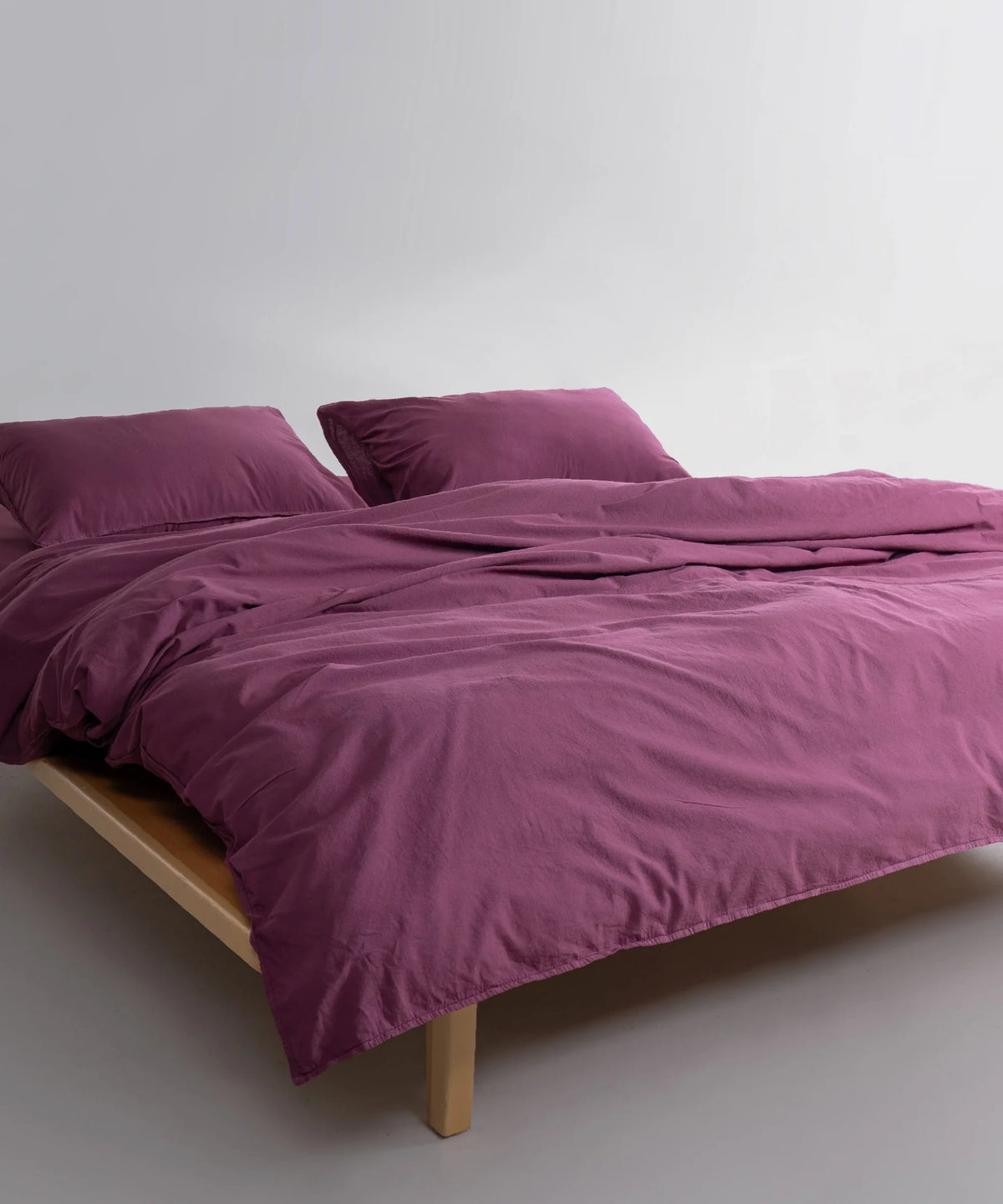 Постільна білизна Limasso Stonewashed Standart Сімейний (2 шт 160 х 220 см) Raspberry