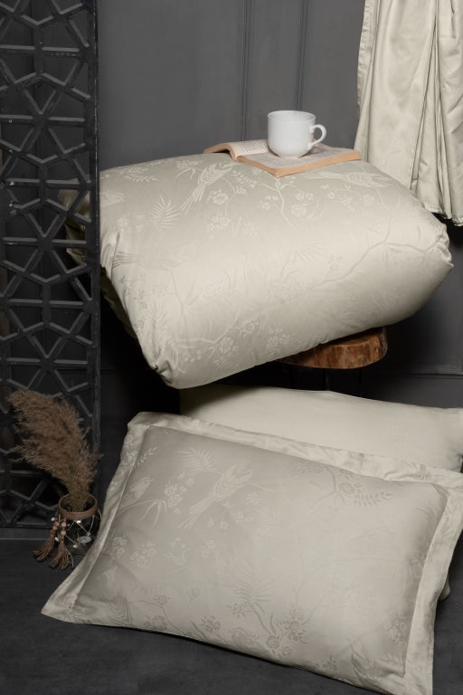 Постільна білизна First Choice Jacquard Satin 200 х 220 см Stesha Beige